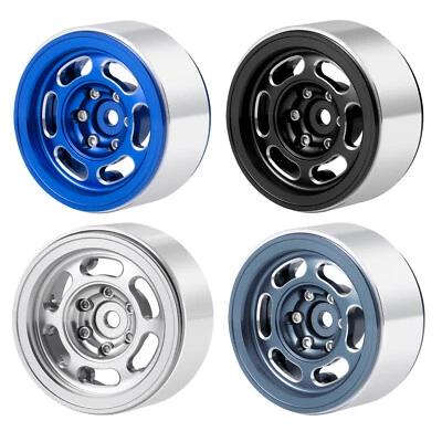 1.3" Beadlock Wheel Rim Aluminum For 1/18 TRX4M 1/24 SCX24 Redcat Ascent RC Car - Image 1 of 4