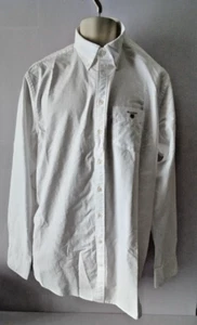 New GANT Shirt 2XL XXL Mens White Oxford Regular Fit Long Sleeve. neck size 18 - Picture 1 of 6