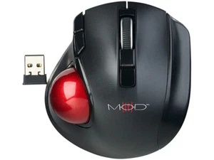 Souris trackball laser compacte sans fil 1200 dpi à 5 boutons et molette - Mod - Photo 1/3