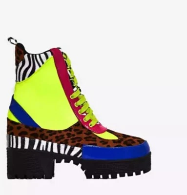 Botas de combate multicolores Foto 1 de 4