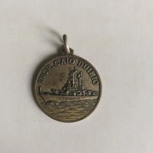 MEDAGLIA INCROCIATORE CAIO DUILIO NOMEN NUMEN REPUBBLICA ITALIANA ARGENTO 800 - Imagen 1 de 4