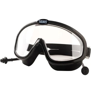 Swimming Goggles Large Frame Comfortable Leakproof Wide View for Adult Youth - Picture 1 of 9
