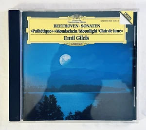 Beethoven: Sonaten/Pathétique/Mondschein/Clair de lune CD [Emil Gilels] - Picture 1 of 4