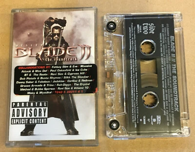 BLADE 2 SOUNDTRACK (2002) CASSETTE MADE IN EUROPE - Image 1 of 2