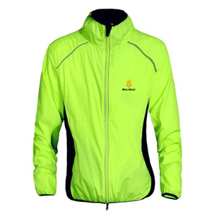 WOSAWE Windproof Cycling Jacket High Visibility Waterproof Bike Ride Tops Coat - Picture 1 of 20