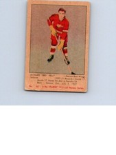 VINTAGE HOCKEY CARD topps  1951 DETROIT RED WINGS TED LINDSAY ROOKIE HOF 
