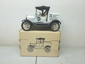 Ertl 1918 Runabout Coin Bank Buss Fuses Vintage Stock No 9333 Collectible 1/25 - Picture 1 of 15