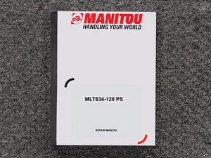 Manitou MLT634-120 PS Telehandler Shop Service Repair Manual - Picture 1 of 1