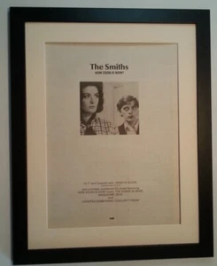 SMITHS*How Soon Is Now*ORIGINAL*1992*POSTER*AD*QUALITY*FRAMED*FAST WORLD SHIP - Imagen 1 de 6