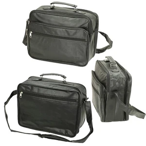Umhängetasche Arbeitstasche Schultertasche Messenger Flugbegleiter Kunstleder  - Bild 1 von 4