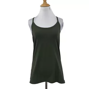 Lorna Jane Tank Top Womens M Medium Avocado T Back Racerback Athletic Yoga - Picture 1 of 8