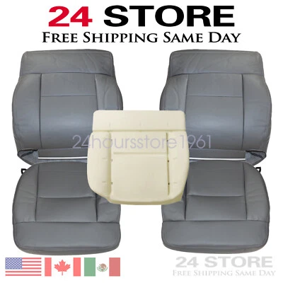 Cubierta de asiento delantero y cojín de espuma para conductor Ford F150 Lariat XLT XL 2004-2008 Foto 1 de 4
