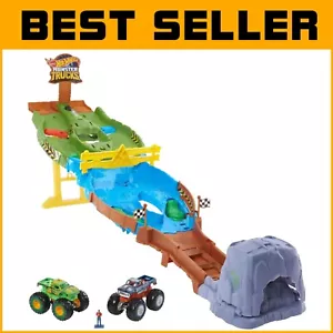 Ultimate Toy Monster Truck Racing Set with Explosive Action & Announcer Figure - Picture 1 of 8