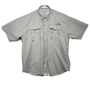 Columbia PFG Fishing Shirt Men's XL Button Down Short Sleeve Omni Shade - Picture 1 of 8