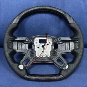 Carbon Fiber Steering Wheel fits for Defender 110 90 130 2020-2024 Nappa W/Heat - Picture 1 of 6