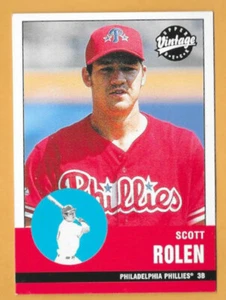 Scott Rolen Philadelphia Phillies #301 - cubierta superior de colección casi nuevo-como nuevo 2001 - Imagen 1 de 2