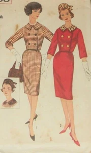 Simplicity 3588 Sewing Pattern Dress Slim Jacket Hat Work VTG NEW Jr Sz 11 - Picture 1 of 4