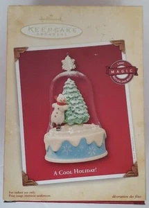 Hallmark Keepsake Ornament A Cool Holiday! Light, Motion & Music Dated 2004 - Picture 1 of 4