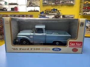 SUN STAR ‘65 FORD F100   (BLUE) 1:18 SCALE - Picture 1 of 12
