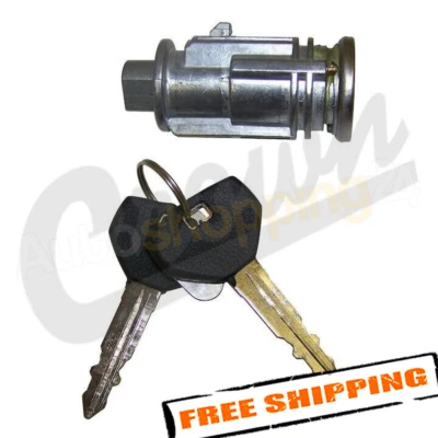 Cilindro de ignição Crown 5003843AAK para 97-06 Jeep Wrangler TJ, 97-01 Cherokee XJ - Imagem 1 de 2