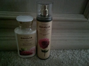 Bath & Body Works "DAHLIA" Mist & Body Cream 8 oz - Picture 1 of 1