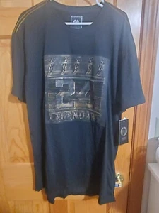 Kobe Bryant Legend G.O.A.T. CR-24 Bordo Cromato Embossed 3D T Shirt NWT - Picture 1 of 7