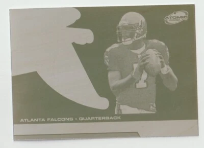 2002 Pacific Atomic Michael Vick Pacific 1/1 Cyan Falcons QB - Image 1 of 2