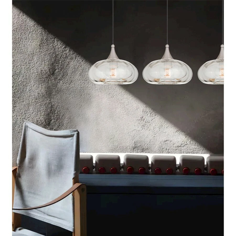 Livex Lighting Signature 1 Light Mini Pendant in Brushed Nickel 40603-91