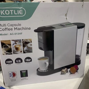 KOTLIE Multifunctional 5in1 Espresso Machine, 19Bar Pressure Single Serve Cof... - Picture 1 of 1