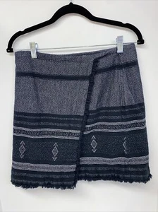 Ann Taylor LOFT Damen marineblau Faux Wickelrock Größe 6-wunderschön - Bild 1 von 3