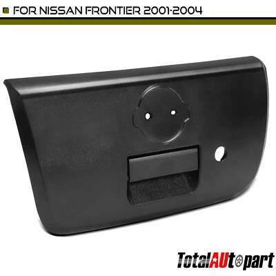 Texture Black Tailgate Handle with Keyhole & Bezel for Nissan Frontier 2001-2004 - Image 1 of 4