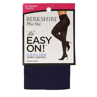 Berkshire 5035 Easy On Plus Size Cooling Tights Navy Choose/Size - Image 1 of 4