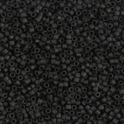 Miyuki Delica DB0310/DB310 11/0 negro opaco mate 7,2 gramos Foto 1 de 2