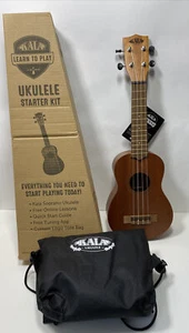 Kala Learn to Play Ukulele Starter Beginner Entry Kit Soprano w/ Lessons Gig Bag - Picture 1 of 7
