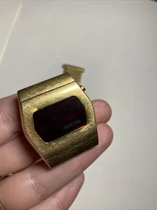 CONCORD RED LED Swiss Men’s Watch - Picture 1 of 4