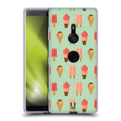 HEAD CASE DESIGNS ICE CREAM PATTERNS SOFT GEL CASE FOR SONY PHONES 1 - Image 1 of 4