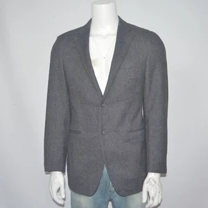 Cappotto sportivo SAMUELSOHN lana cashmere tweed spina di pesce grigio due bottoni 36R - Foto 1 di 7