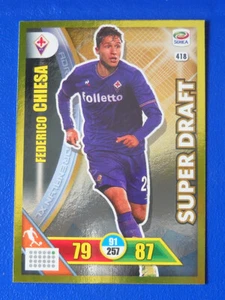 CARD CALCIATORI ADRENALYN 2017/18 2018 N.418 - CHIESA - FIORENTINA - SUPER DRAFT - Foto 1 di 1