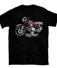 MOTORCYCLE T SHIRT For Honda CB750 Four Classic , Red, Printed & Shipped in USA