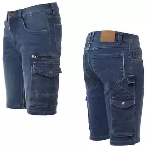 Shorts Jeans Shorts Arbeitsshorts Arbeitshose kurze Sommer Hose Bermuda Gr.42-74 - Bild 1 von 17