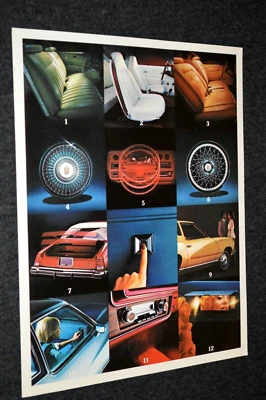 Chevy Monte Carlo 1977 característica anuncio original distribuidor anuncio impreso vintage 77 Foto 1 de 2
