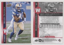2021 Upper Deck CFL Red /165 Brady Oliveira #68