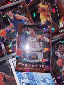 Tyrese Haliburton 2020-21 Rc Rookie Red Cracked Ice Sp Prizm DP Sacramento Kings - Foto 1 di 4