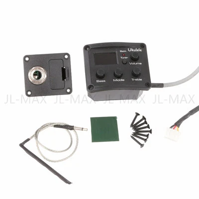 3 Band LCD Ukulele Uke EQ Tuner Pickup Equalizer with Piezo Transducer - Image 1 of 4