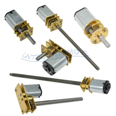 Micro Motor Speed Reduction Metal Gearbox Reducer Motor 15-1000RPM DC3V 6V 12V - Bild 1 von 4