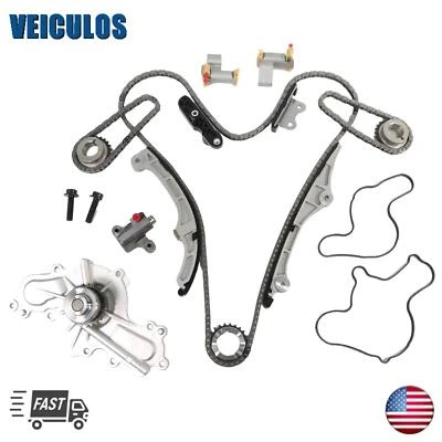 For 13-17 Ford Edge Taurus Lincoln MKS MKX 3.5 3.7L Timing Chain Kit Water Pump - Изображение 1 из 4