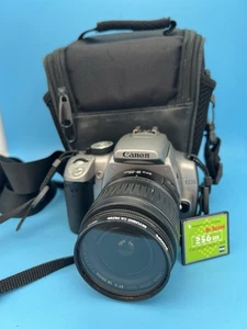 Canon 350D DSLR Camera + 18–55mm Lens – EOS Starter - W/ Case & CF Card - Picture 1 of 17