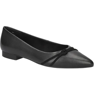 Bella Vita Womens RHEA Black Solid Flat Shoes 7.5 Medium (B,M) BHFO 0637 - Picture 1 of 3