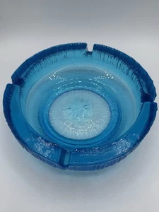 Vintage Blenko Ashtray in Blenko Blue 1960’s MCM - Picture 1 of 6