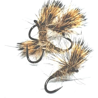IAIN BARR WCC FLY FISHING 12 BARBLESS 12/14s Mentieth Double Deckers - Forellen Fliegen Iain Barr Fliegenfischen